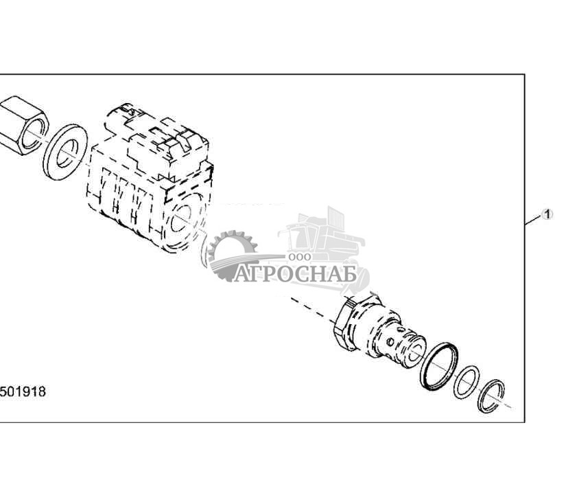 TRANSMISSION PARK 2 BRAKE VALVE SERVICE KIT 
